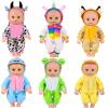 Doll Clothes,12 inch Baby Doll Clothes[6 Sets Animal Styling ] Valentine's Gift for 10/ 11 /12 inch Baby Girl&Boy Dolls view 2