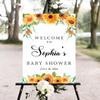 GLAVICY Personalized Baby Shower Welcome Sign, Baby Shower Decoration Customised Baby Shower Party Sign Decor, Baby Shower Sign, Yard Sign Oudoor Party #2 view 2