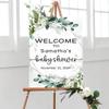 GLAVICY Personalized Baby Shower Welcome Sign, Baby Shower Decoration Customised Baby Shower Party Sign Decor, Baby Shower Sign, Yard Sign Oudoor Party #1 view 1