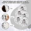 16th Birthday Balloons Kids Decorations 15pcs Black Silver Happy 16th Birthday Party Latex Confetti Balloons for Kids Boys Girls 16th Anniversary Happy Birthday Party Decor Supplies 12 inches view 4
