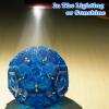 Magnetic Fidget Sphere Magnets Balls - Crystal Diamond Blue Holographic Glitter - Magnet Fidgets Toy - 12 Piece Set - Creativity Beyond Imagination, Inspirational, Recreational, Desk Toys for Adults view 2