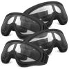 POKONBOY 4 Pack Protective Goggles Safety Glasses Eyewear Compatible with Nerf Guns for Kids Teens Game Battle (Black) view 1