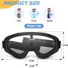 POKONBOY 4 Pack Protective Goggles Safety Glasses Eyewear Compatible with Nerf Guns for Kids Teens Game Battle (Black) view 2