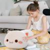 FUYU Cat Stuffed Animals, Soft Cat Plush Pillow Kawaii Kitten Stuffed Animal Toy Gifts for Kids Boys Girls Room Decor (White Round Eyes,27in/67cm) view 3