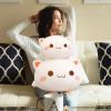 FUYU Cat Stuffed Animals, Soft Cat Plush Pillow Kawaii Kitten Stuffed Animal Toy Gifts for Kids Boys Girls Room Decor (White Round Eyes,27in/67cm) view 4