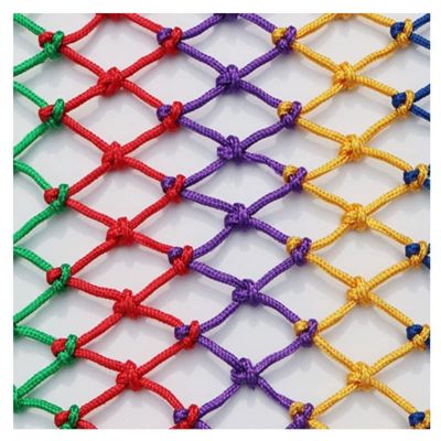 AFGZQ Nylon Safety Net Stair Fence Anti-Fall Net Wear-Resistant Hammock Swing Climbing Net for Balcony, Garden, Playground Color : 6mm Rope, Size : 1x9m(3x29ft)