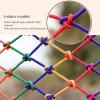 AFGZQ Nylon Safety Net Stair Fence Anti-Fall Net Wear-Resistant Hammock Swing Climbing Net for Balcony, Garden, Playground Color : 6mm Rope, Size : 1x9m(3x29ft) view 4