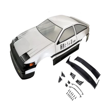 Novahobby 1/10 Scale RC Painted Precut Drift Racing Touring Onroad Car Body Shell Width 190mm with Wing Mirror Accessories (AE86)