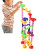 Track Marble Toy, Track Blocks Marble Softly Rounded Edges Develop Ability for Babies(80pcs) view 2