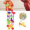 Track Marble Toy, Track Blocks Marble Softly Rounded Edges Develop Ability for Babies(80pcs) view 3