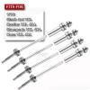 hopsupRC #45 Steel Drive Shaft CVD Upgrades for 1/10 Slash VXL 4X4,Rustler VXL 4X4,Stampede VXL 4X4,Hoss VXL 4X4 4WD,Stainless Front Rear Driveshaft Axles with Hex Hops up,Silver view 2