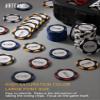 ARTGAME 14 Grams Clay Poker Chips, Minimalism Chip Easy to Recognize Numbered Chips and Color Blank Chips-Pack of 50 Chips view 4