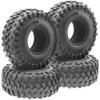 4Pack Vgoohobby 2.2" Rubber Tires,RC 2.2inch Mud Crawler Tires OD 130mm w/Foam Compatible with Axial SCX10 90047 D90 D110 Tamiya CC01 Traxxas TRX4 Gen8 1/10 RC Crawler Beadlock view 3
