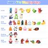 CIUGEO 32 PCS Assorted Wind-up Toys for Kids, Bulk Windup Animals Walking Jumping Swimming Flipping Clockwork Toys Stocking Stuffers for Kids, Xmas Gifts view 3