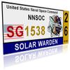 2026 Solar Warden Secret Space Force Vehicle Access Stickers UFO Aliens MJ-12 Set of 2 Stickers view 2
