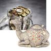 Camel Piggy Bank for Money Saving Metal Craft Decoration for Home and Office Desktop view 2