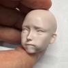 1/6 Scale Female Head Sculpt,Beauty Girl Unpainted DIY Head Carved Carving for 12inch PH TBL JO Action Figure Body(B) view 2