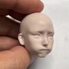 1/6 Scale Female Head Sculpt,Beauty Girl Unpainted DIY Head Carved Carving for 12inch PH TBL JO Action Figure Body(B) view 3