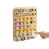 Clear Display Case for Minifigure Figures, Wall-Mounted Figures Display Box, Multi Story Minifigure Display Cabinet Suitable for Collectibles Action Figures Under 1.57 Inches view 1