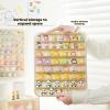 Clear Display Case for Minifigure Figures, Wall-Mounted Figures Display Box, Multi Story Minifigure Display Cabinet Suitable for Collectibles Action Figures Under 1.57 Inches view 2