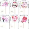 Rsstarxi 36 Pack Happy Mother's Day Cupcake Toppers Best Mom Ever I Love You Mom Cupcake Picks Decorations for Mother's Day Women Birthday Party Cake Decorations view 2