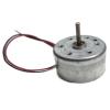 CYFANG Solar Round Mini R300C DC High-Speed Motor, DIY Solar Small Motor with Wire for Solar Hat CD Player Technology Model Science Beginners view 1