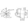 CYFANG Solar Round DC5V 300 Solar Small Motor, Micro DC Brushed Motor with Cable, High Speed USB Small Fan Motor Science Beginners (Size : 1pc Motor with 80mm Propeller) view 3