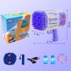 Petrella Toy Bubble Gun for Kids 69 Holes Bubble Machine for Toddlers 1-3 4-8 Girls Boys, Rechargeable Bazooka Bubble Blower Guns for Wedding Summer Outdoor Party with Bubble Solution view 4