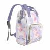 M YESCUSTOM Custom Mommy Nursing Bag with Name for Mom, Personalized Purple Baby Bag with Large Capacity Waterproof Nylon Daypack for Travel Gift for Women Purple view 4