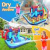 Wesoky Bounce House Water Slide for Kids, 10 in 1 Big Waterslide Inflatable Water Park with Splash Pool Long Slide Sprinkler Blower, Blow up Water Slides Bounce House for Kids Backyard Bouncy Castle view 3