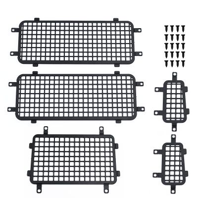Zolikar RC Side Windows Rear Windows Net Protective Mesh for TRX4M Upgrades Defender 1/18 Scale RC Crawler Car Accessories