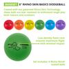 Champion Sports Rhino Skin Dodgeball Set + WAKA Official Adult Kickball (10") view 4