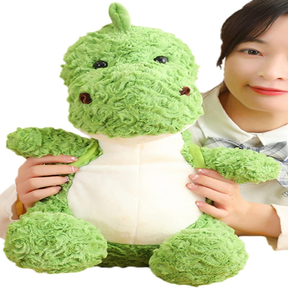 Cute Soft Dinosaur Stuffed Animals Dinosaur Plush Toys Dinosaur Plushies Throw Pillow Dino Hugging Cuddly Dinosaur Doll with Small Backpack Gift for Kids and Lovers in Birthday, Valentine (18-Inch)