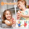 ABEIER Washable Finger Paint for Toddlers, Safe Non-Toxic, 12 Vibrant Colors (1.21fl oz), Baby Safe Paint for Hand and Feet, Mess Free Art Supplies for Kids, Preschool Learning Gifts, Ages 1-3 4 5 6+ view 4