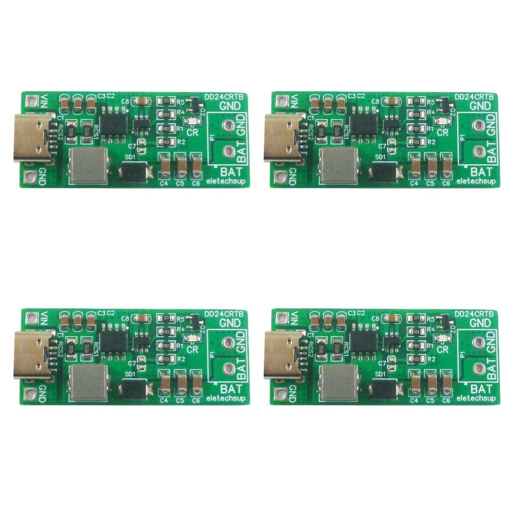 eletechsup 4S Type-c Multi-Cell 16.8V Step-up Boost Charger Module for 14.8V Battery Pack (4S_2A(Input), 4)