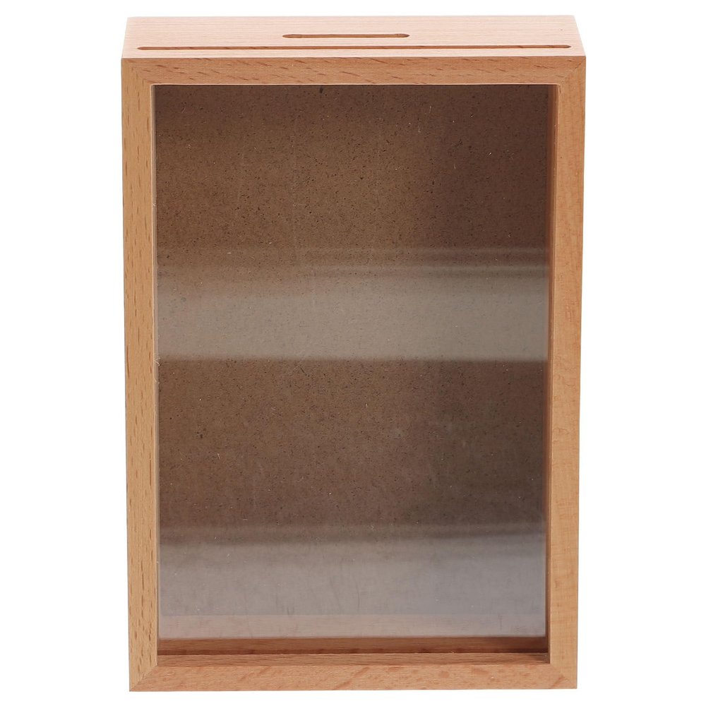 Cabilock Picture Frame Piggy Bank Money Saving Box Coin Storage Jar Shadow Box for Kids and Adults 6.36 Inch Decorative Savings Fund Display