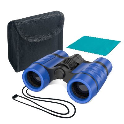 ESSENSON Binoculars for Kids Toys Gifts for Age 3-12 Years Old Boys Girls Kids Telescope Outdoor Toys for Sports and Outside Play Hiking, Bird Watching, Travel, Camping, Birthday Presents (Dark Blue)