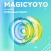 MAGICYOYO Responsive Yoyo for Kids Beginners, Dual Purpose Yo Yo K2 Unresponsive Yo-yo for Finger Spin Tricks Intermediate Play+12 Yoyo Strings+Bearing Tool +Storage Case(Blue Yellow) view 3