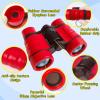 ESSENSON Binoculars for Kids Toys Gifts for Age 3-12 Years Old Boys Girls Kids Telescope Outdoor Toys for Sports and Outside Play Hiking, Bird Watching, Travel, Camping, Birthday Presents (Red) view 2