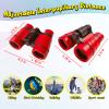 ESSENSON Binoculars for Kids Toys Gifts for Age 3-12 Years Old Boys Girls Kids Telescope Outdoor Toys for Sports and Outside Play Hiking, Bird Watching, Travel, Camping, Birthday Presents (Red) view 3