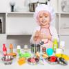 Shimirth 67+37pcs Play Kitchen Accessories, Cutting Play Food Sets. Boys&Girls Gifts. view 2