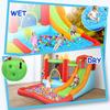 Inflatable Bounce House, Jumping Castle with Slide for Kids 3-12, Outdoor/Indoor Bouncy House Backyard with Jumping Area,Long Slide,Climbing Wall,Ball Pit, Air Blower Include view 3
