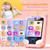 Kikapabi Kids Smart Phone - Toddler Touchscreen Toy with HD Dual Camera | Unicorn Travel Play Phone for Girls & Boys Ages 3-10, Birthday (Pink) view 2