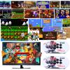 Arcade Game Console Pandora Box Built in 10000 Retro Games 4K HDMI 64G 2 Player Game Emulator Console Joystick with Trackball No Network Plug and Play TV Video Jame Gamepad Support Multiple Emulators view 2