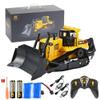 AOFT TECHNOLOGY HUINA 1554 1/16 Scale Remote Control Bulldozer 2.4GHz 11CH RC Construction Vehicle with Lights & Sound Toy Electric Toys for Kids 8+ Years Old view 1