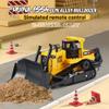 AOFT TECHNOLOGY HUINA 1554 1/16 Scale Remote Control Bulldozer 2.4GHz 11CH RC Construction Vehicle with Lights & Sound Toy Electric Toys for Kids 8+ Years Old view 2
