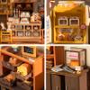 Rolife DIY Miniature Doll House Kit, Build Becka's Bakery Diorama House Building Set with LED Room Hobby Craft for Aduls Uniue Gifts for Adults view 3