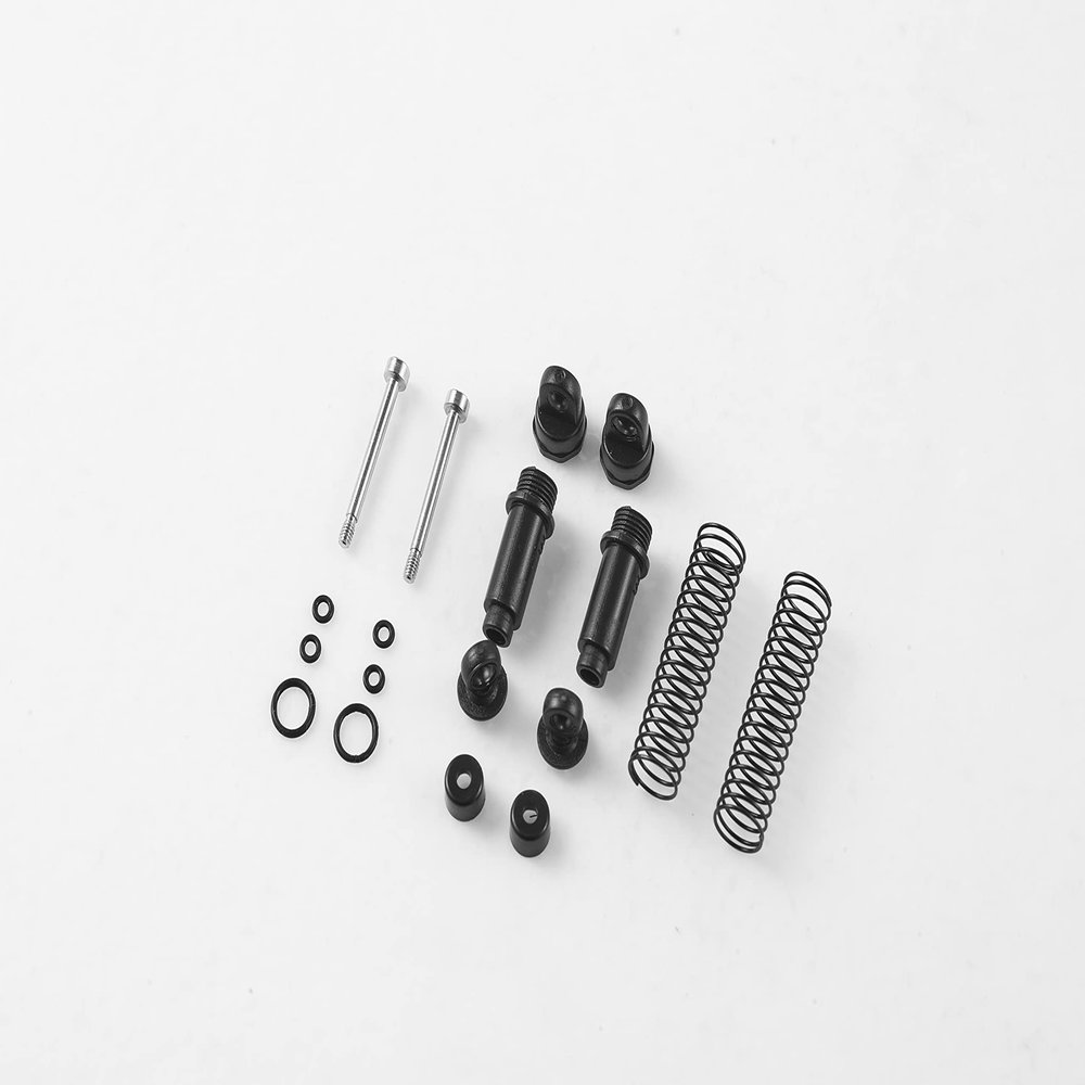 FMS FCX24 Rc Car Parts RC Crawler RC Trucks Parts Replacement Accessory for 1/24 K5, 1/24 Lemur, Unimog 421: Oil Shock Absorbers Assembly
