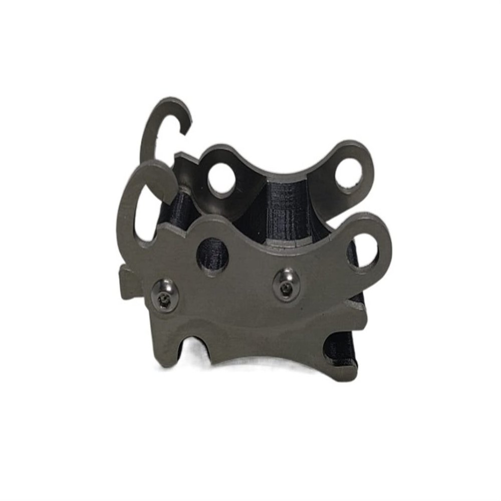 ZHIPAIJI Rc Hydraulic Excavator Full Metal Bucket Quick Changer, E111/E010/EC160 rc Hydraulic Excavator 1/14 Metal Bucket Quick Hitch Connector Adults RC Excavator Metal Bucket attachments Parts