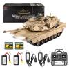 AOFT TECHNOLOGY US M1A2 Abrams Army Tank Model 1/16 2.4GHz Remote Control Tank with Sound & Light 360 Degree Turret Rotation Henglong 3918-1 RC Toy for Ages 14+ or Adults view 1